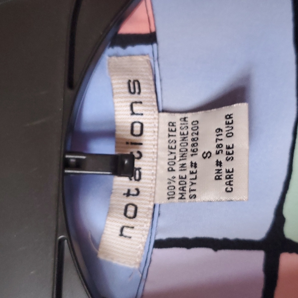 Vintage Notations Patchwork Blouse - image 4